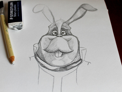 Peppy barrel roll illustration pencil sketch peppy hare sketch starfox