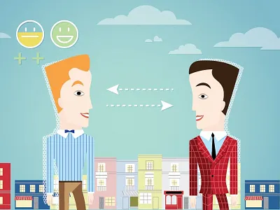 neodialog (illustration for 2d animation) character illustration vector