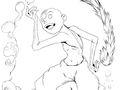 Aang Print aang airbender avatar bending