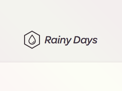 Hello! days hello logo rainy robert thanks type