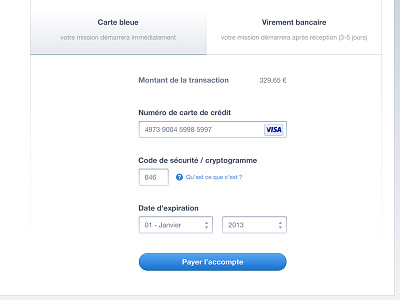 Payment Info cart cb clean commerce credit card csv payment simple ui ux visa white