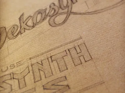 Logodesign Sketch draft logo logodesign pencil sketch