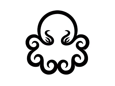 Cthulhu angry black cthulhu kraken line monster ocean octopus sea