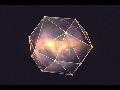 Nebula 3d c4d cinema 4d low poly nebula