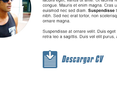 Download CV blue cv download icon logo sport trainer ui