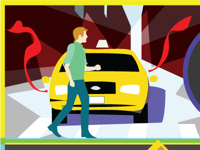 Crisis Illustration - V1 crisis emergency illustration illustrator new york city nyc taxi