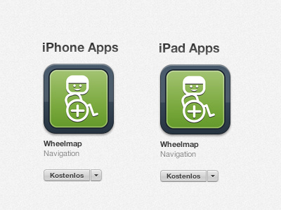 wheelmap iPhone App Icons app icon ipad iphone