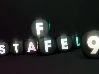 Event Poster 3d 3d visual cubes poster stoffwechsel typography