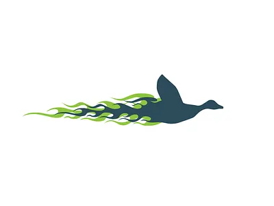 Foco alle Nane duck fire logo mark