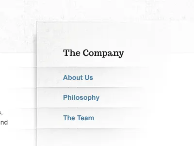 Sidebar & sidenav detail detail shadow side nav sidebar texture