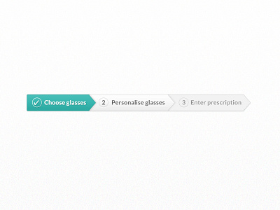 Glasses Checkout arrow breadcrum checkout glasses progress shopping ui