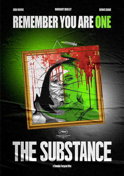 The Substance - concept poster concept art elisabeth sparkle film poster movieposter sue thesubstance