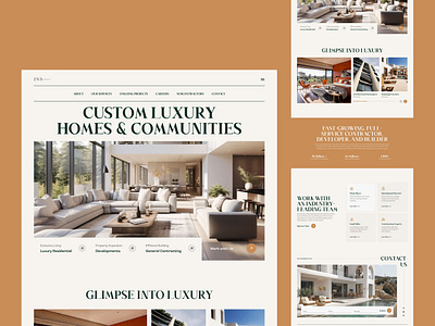 Luxury Real Estate Website Design business website ui design creative website design luxury website design real estate website design small business website design ui design trends 2025 user interface design web design service website interface design 2025 website template design website ui design website ui trends 2025