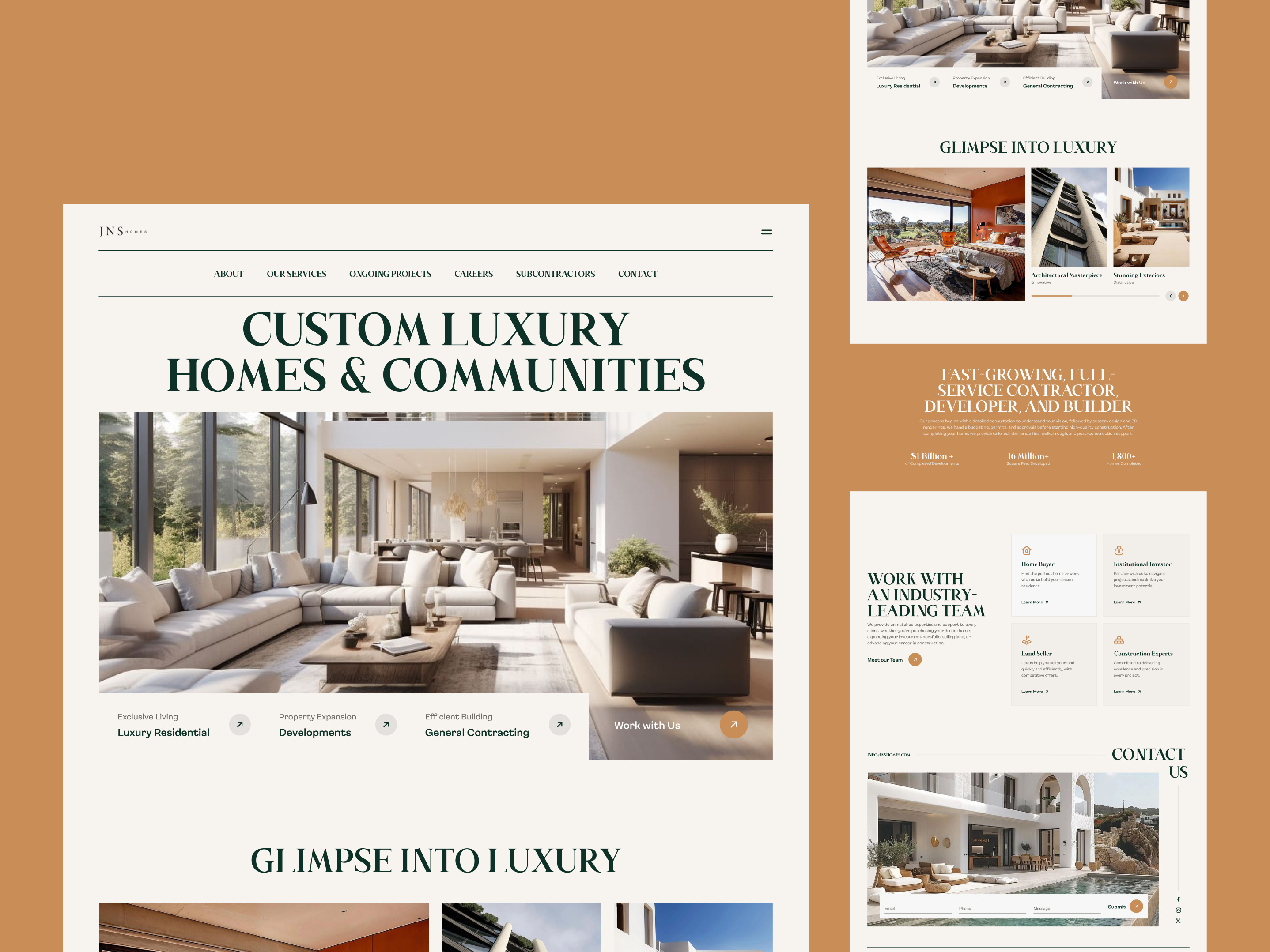 Example of Homeservice & Real Estate Website Design