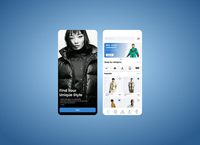 Fashion E commerce App Ui 3d animation appdesign ecommerce app fshion graphic design mobileui motion graphics ui