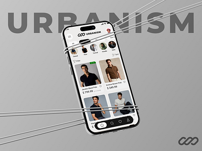 Urbanism - E-commerce Mobile App aiappdesign aienhancedui aiinecommerce aiuxdesign appdesigninspiration bmvsi cleanui ecommerceapp figmadesign mobileappdesign modernux onlineshoppingexperience responsivedesign shoppingappdesign smartshoppingapp uxuidesign