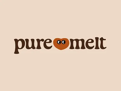 Pure Melt logo branding logo