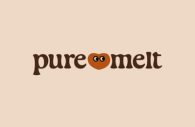 Pure Melt logo branding logo