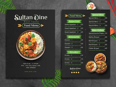 Restaurant Food Menu | Food Menu Design branding cafe menu catering menu classic menu coffee shop menu fast food menu fine dining menu flyer design food design food menu graphic design menu brochure menu design menu illustration modern menu pizza menu poster design print design restaurant menu visual design