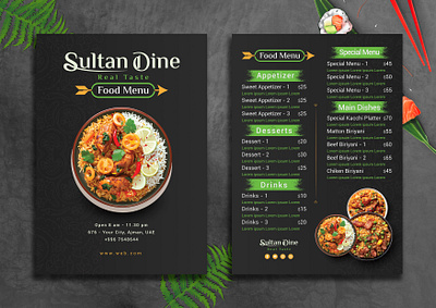 Restaurant Food Menu | Food Menu Design branding cafe menu catering menu classic menu coffee shop menu fast food menu fine dining menu flyer design food design food menu graphic design menu brochure menu design menu illustration modern menu pizza menu poster design print design restaurant menu visual design