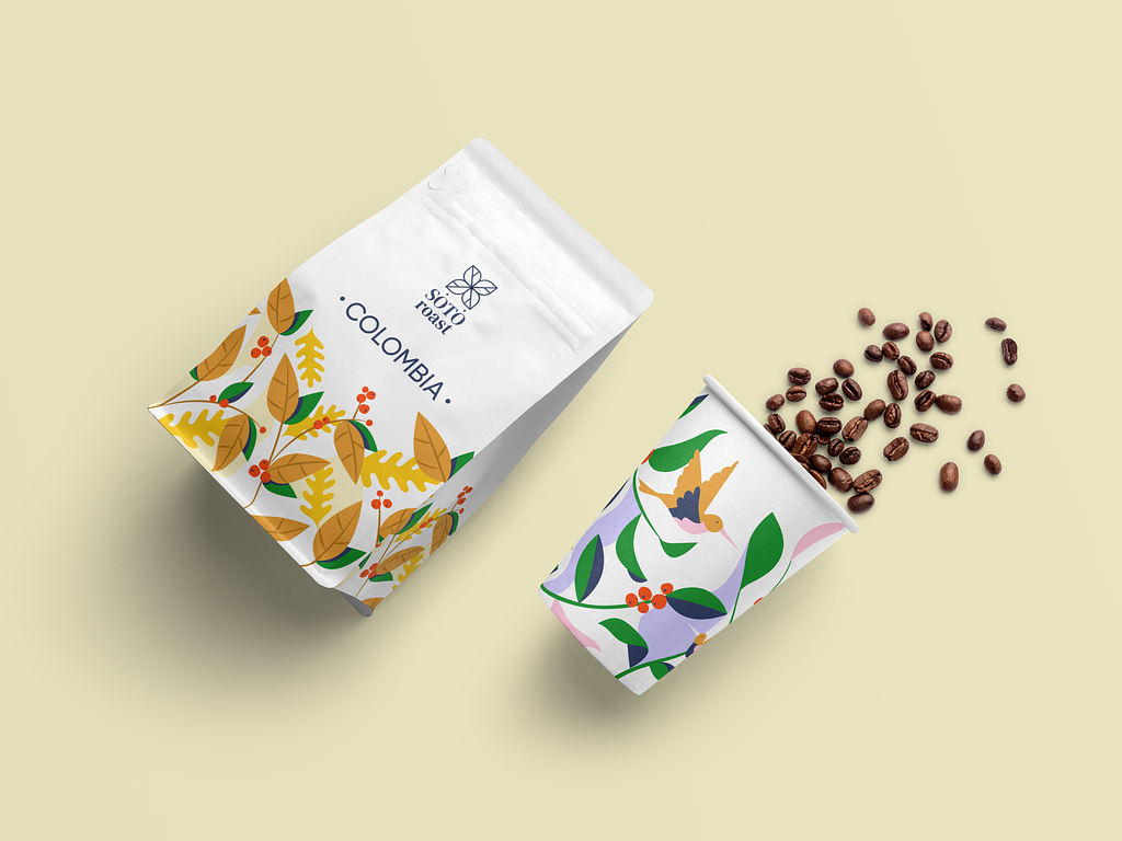 COLOMBIA BRAND PACKAGING 3d branding design graphic design illustration logo mockup ui ux vector