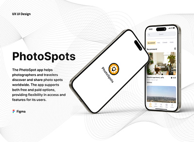 PhotoSpots app figma mobile ui ux