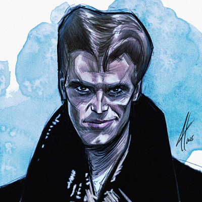 Streets of Fire illustration sketch willem dafoe