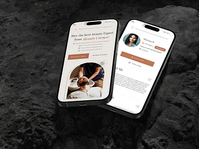 Beauty Corner - Redefining Beauty Services Online beautyplatform branding dribbbleshots logo minimaldesign onlineservices responsiveui ui uiux userexperience webdesign