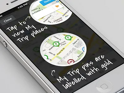 Trip What Coach Screen app design coach ios ui