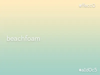 Beachfoam beach gradient sunset water