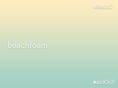 Beachfoam beach gradient sunset water