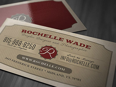 Vintage Business Card business business card card corporate creative design elegant identity print retro retro card unique vintage