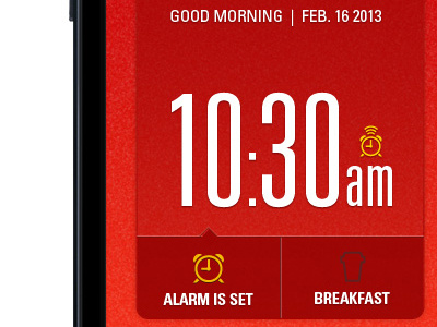 Breakfast Alarm App