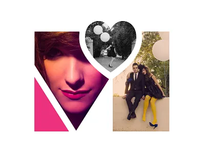 MajorLOVE logo as window band logo logomark photography shapes