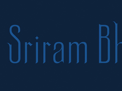 Sriram Bhat brand identity kyle poff logo typography