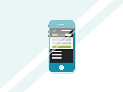 Phone animation codify icon interface iphone mobile motion phone reflection vector