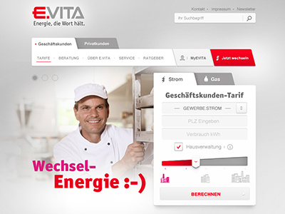 Evita Home calculator electricity energy energy red power electricity light power red slider