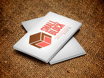 Coffee Card block business business card card coffee loyalty loyalty card small small block two colour