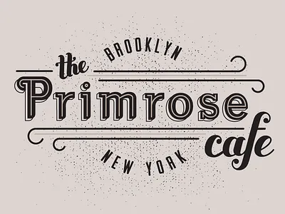 Primrose Cafe coffee logo rebranding