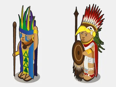 Time Explorer Characters 3 aztec british characters game mexico museum