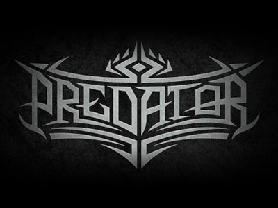 Predator Type black custom dark edgie font predator sharp text tribal type typography unique white