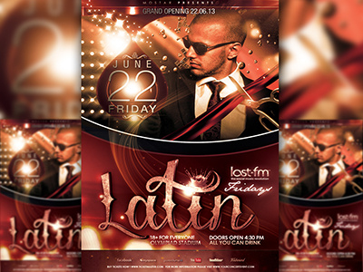 PSD Latin Flyer Template club club flyer dance disco dj entertainment festival flyer latin dance latin lounge mardigras midnight music nightclub party flyer party latin party templates popular flyers poster print psd flyer template sensual valentines