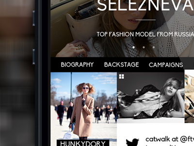 Responsive Design fashion mobile modern responsive design simple trendy ui web design website