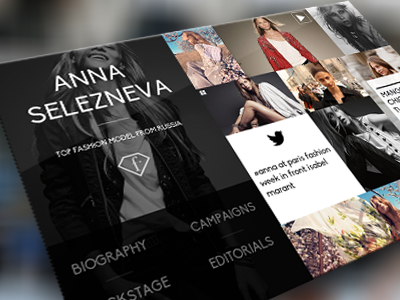 Homepage art direction black white fashion mikha photography ui design web design website