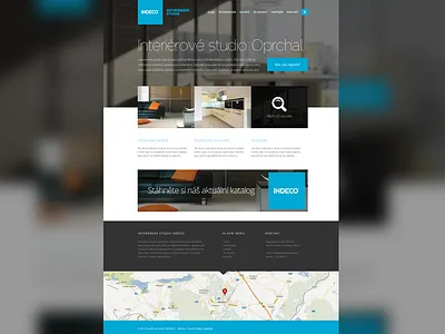 Interior Design Studio website for my friend blur clean design flat interior photo simple site web webdesign website