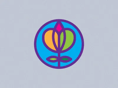 Logo logo stained glass symbol vector window