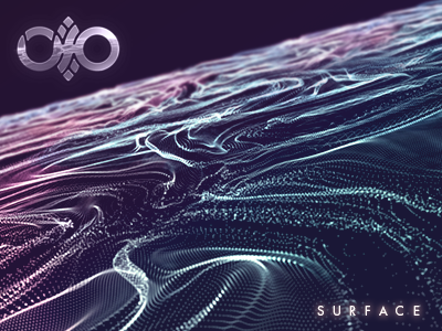 UFO Surface 3d experiment indigo logo love magenta particles purple surface