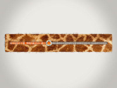 Giraffe Slider animal giraffe natural nature print range skeumorphic slider ui