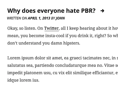 Mnml - Post blog minimal theme