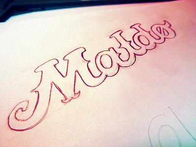 Maldo logotype [sketch] lettering logo logotype maldo pencil personal sketch typo typography